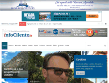Tablet Screenshot of infocilento.it